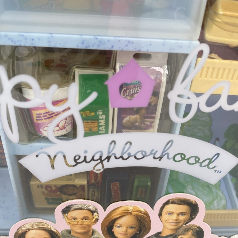 Barbie Happy Family Neighborhood Shopping Fun Playset Supermarket Store RHTF NIB - Picture 11 of 16